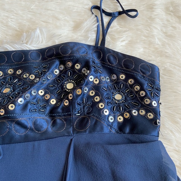 BCBGMAXAZRIA blue dress - Picture 5 of 7